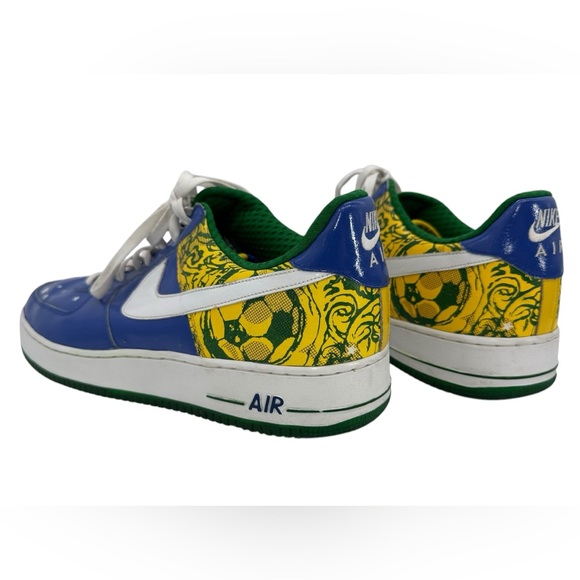 Nike AIR FORCE 1 PREMIUM COLLECTION ROYALE 'RONALDINHO' Size 18 - RARE - Picture 5 of 16